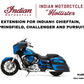 Reytelo Bag Extensions for 2019+ Indian® Chieftain, Roadmaster, Springfield, Challenger and Pursuit