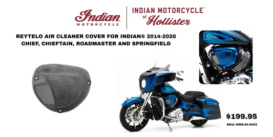 Reytelo Air Cleaner Cover for Indian® 2014-2026 Chief, Chieftain, Roadmaster and Springfield