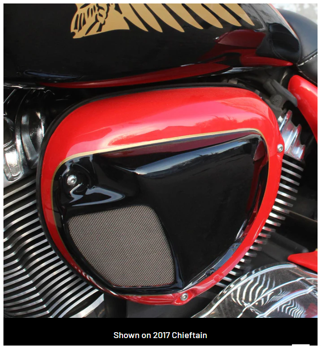 Reytelo Air Cleaner Cover for Indian® 2014-2026 Chief, Chieftain, Roadmaster and Springfield