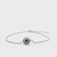 Rivet & Red Stone Bracelet