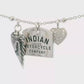 Indian Motorcycle Beaded Charm Necklace