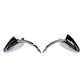 Pinnacle Mirrors in Chrome, Pair