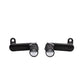 Passenger Pegs in Matte Black, Pair