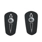Headdress Passenger Floorboard Pads in Chrome, Pair