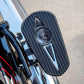 Headdress Passenger Floorboard Pads in Chrome, Pair
