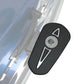 Headdress Passenger Floorboard Pads in Chrome, Pair