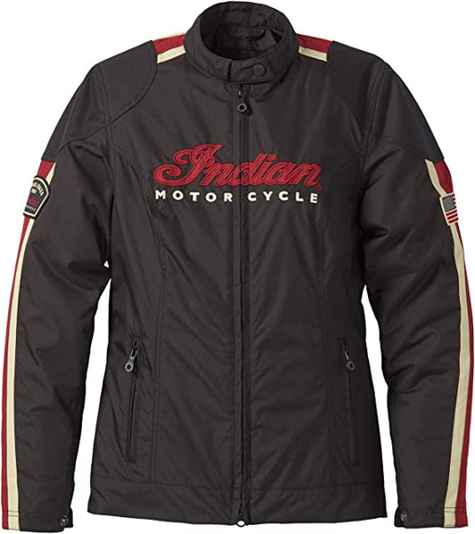 Indian Motorcycle Woman Mesh Lightweight 2 Riding Jacket with Removable Liner, Black