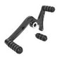 Aeromach® Heel Toe Shift Lever Controls w/ Matching Brake Pedal Peg - Gloss Black for 2015+ Indian Scout with Foot Pegs (NOT Floorboards)