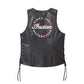 Indian Motorcycle Woman Black Lindy Vest